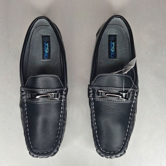 NWT Josmo Boy's Black Casual Slip-On Lightweight Loafers - Picture 3 of 6